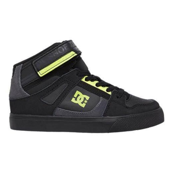 BRAND NEW boy / girl youth DC dc pure high top ev shoes with velcro size 12 & 13 - Picture 2 of 7